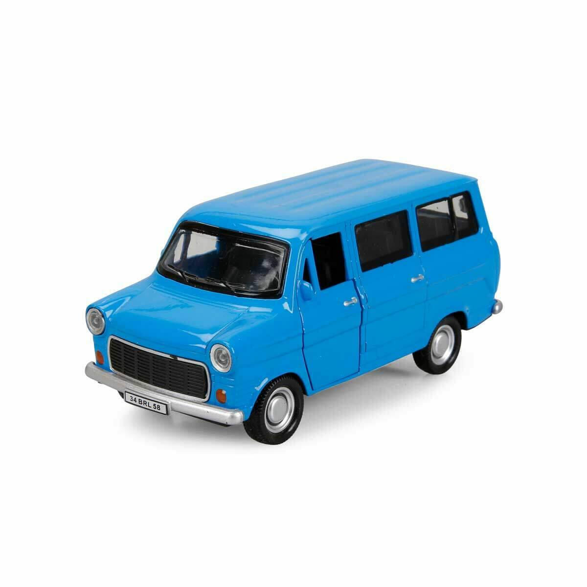 Birlik Oyuncak Metal Çek Bırak Ford Minibüs – Die-Cast Model Araba 11,5 cm