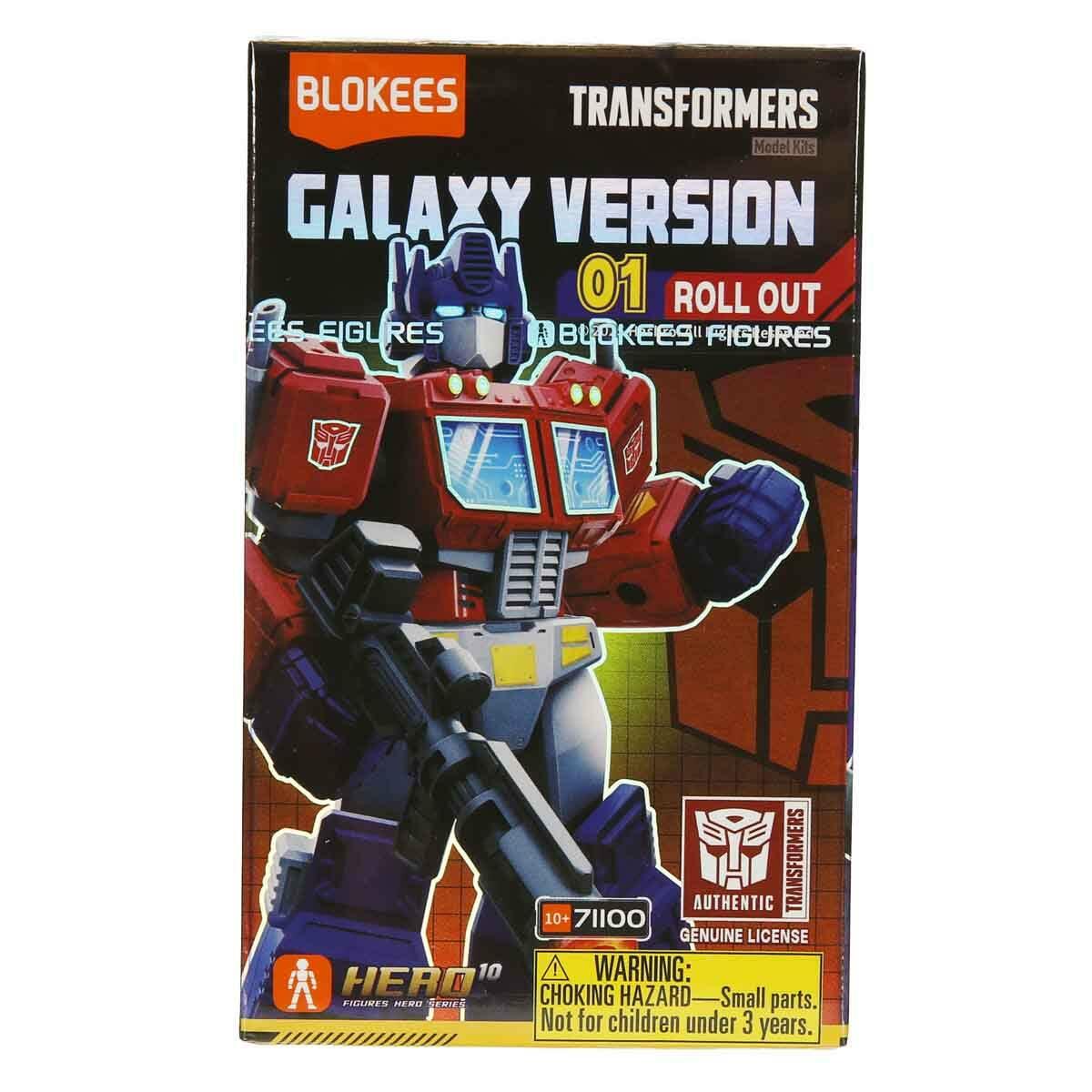 Blokees Transformers Galaxy Version 01 Roll Out Figür Yapım Seti | Sürpriz Paket | İnşa Edilebilir Transformers Figürleri