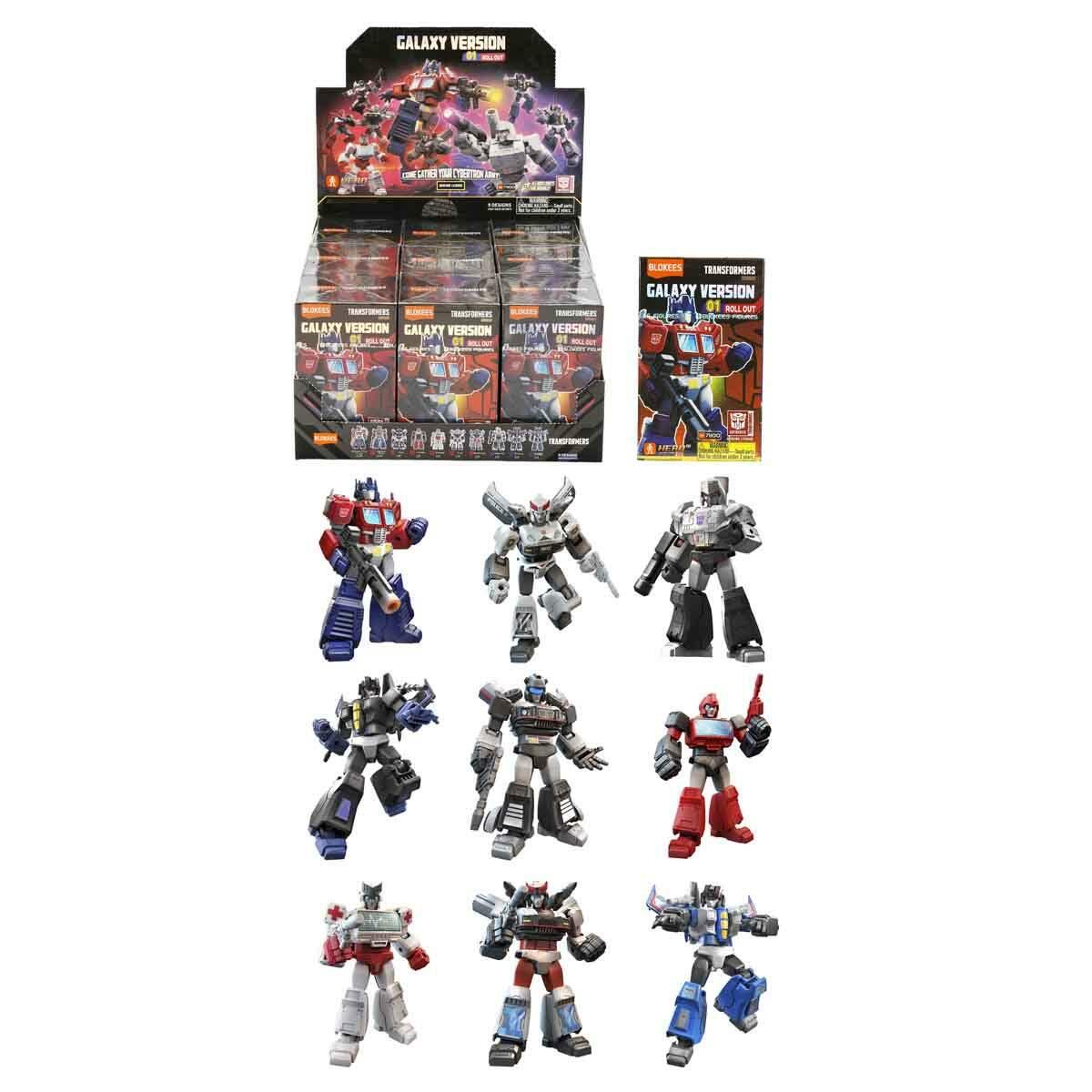 Blokees Transformers Galaxy Version 01 Roll Out Figür Yapım Seti | Sürpriz Paket | İnşa Edilebilir Transformers Figürleri