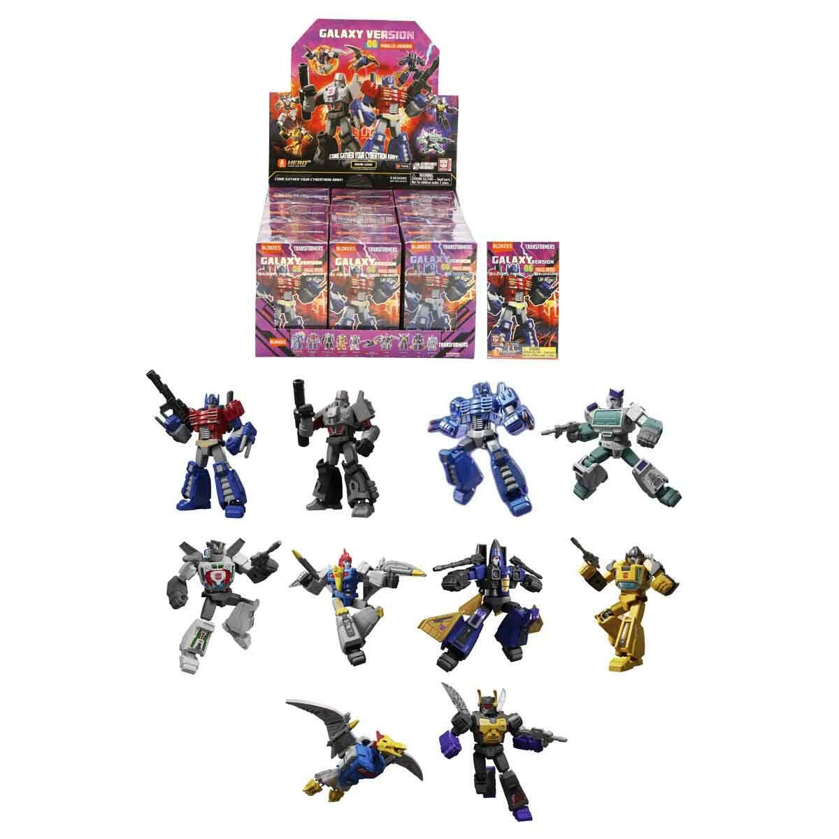 Blokees Transformers Galaxy Version Parallel Universe Sürpriz Paket | Eklemli Figür Yapım Seti | Transformers Yapı Blokları