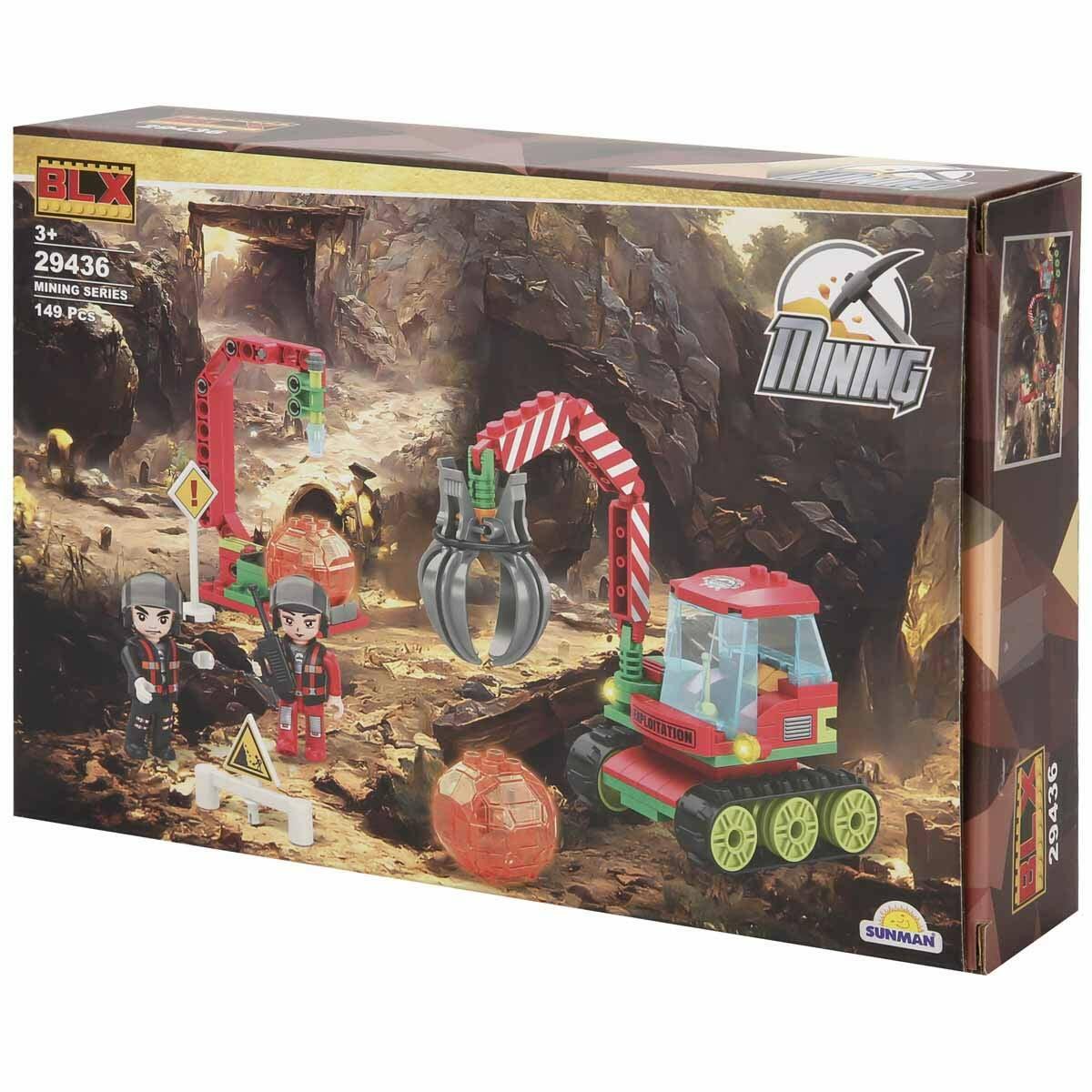 BLX Mining Altın Madeni Çalışması | 149 Parça Yapım Seti | Detaylı Madencilik Ve İnşa Oyun Seti