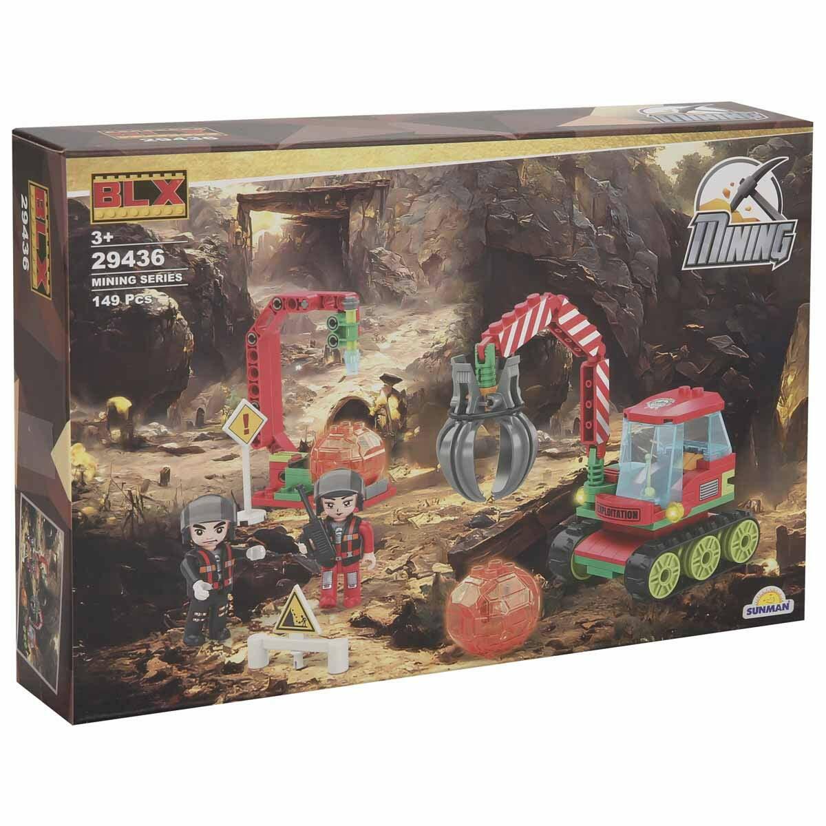 BLX Mining Altın Madeni Çalışması | 149 Parça Yapım Seti | Detaylı Madencilik Ve İnşa Oyun Seti