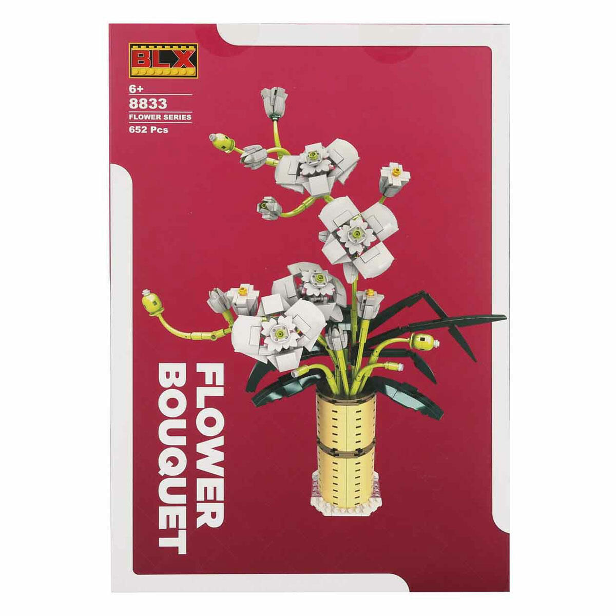 BLX Yaz Orkidesi Buketi 652 Parça Yapım Seti | Dekoratif Çiçek Buketi ve Saksı | Yetişkinler ve Çocuklar İçin Hobi Kiti