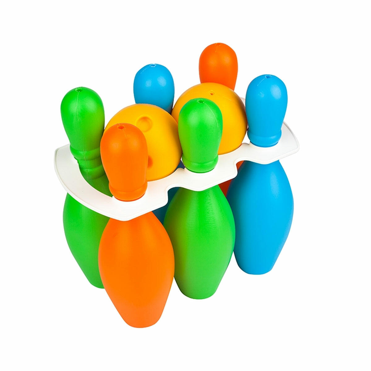 Bowling Seti 6 Labut 2 Top | Çocuklar İçin Motor Becerileri Geliştiren Eğitici ve Fiziksel Aktivite Oyun Seti