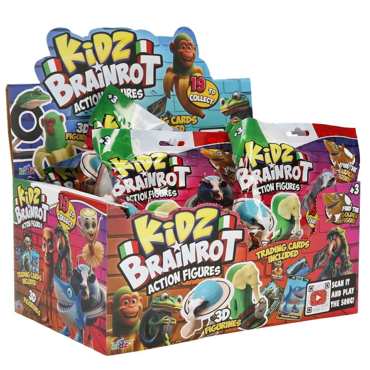 Kidz Brainrot 3D Sürpriz Figür Paketi | 19 Farklı Koleksiyon Karakteri | Altın Figür Şanslı Gizemli Paket