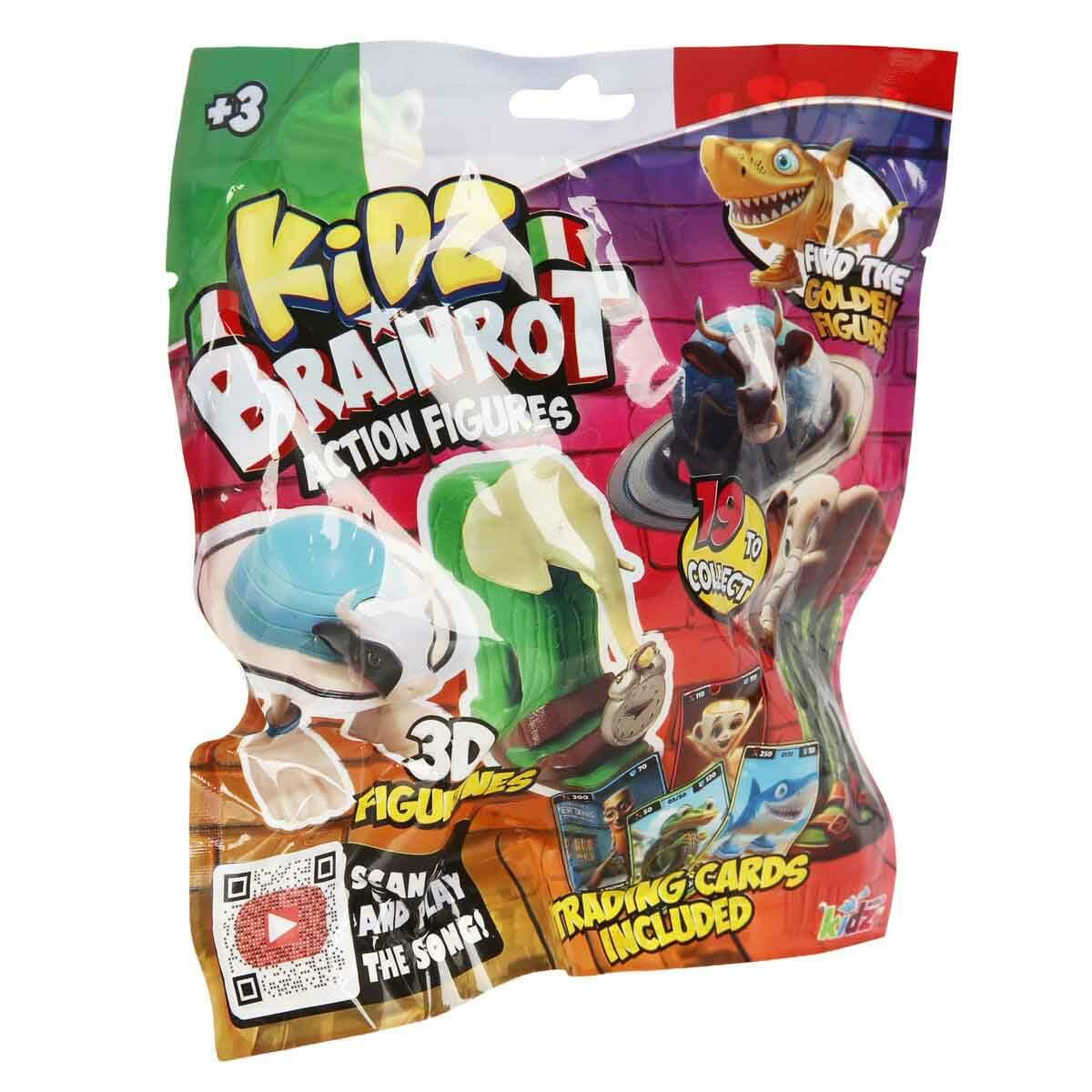 Kidz Brainrot 3D Sürpriz Figür Paketi | 19 Farklı Koleksiyon Karakteri | Altın Figür Şanslı Gizemli Paket