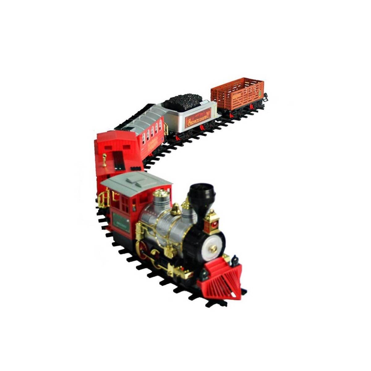 Klasik Tren Seti Sesli ve Işıklı 35 Parça