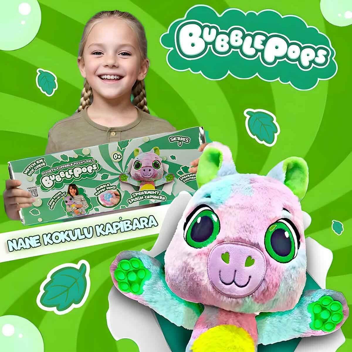Bubble Pops Spearmint Splash Capibara | Nane Kokulu Şişme Pelüş
