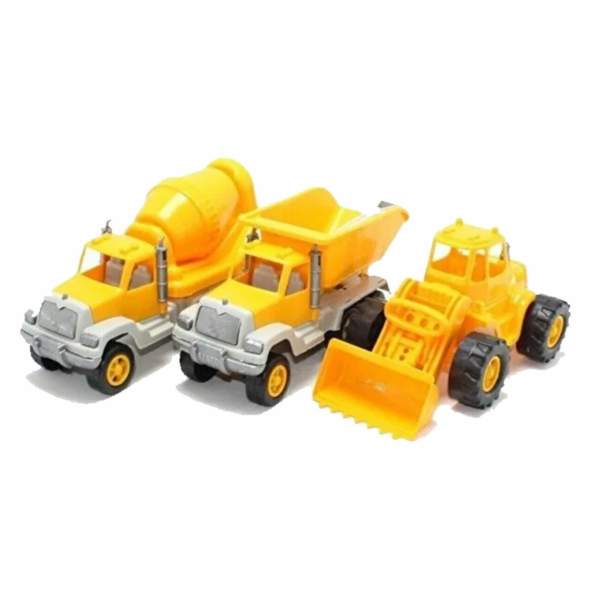 Uçar Oyuncak Büyük İnşaat Set Araçlarım | 30 cm Dozer ve Kepçe İkilisi | Hareketli ve Dayanıklı İnşaat Seti