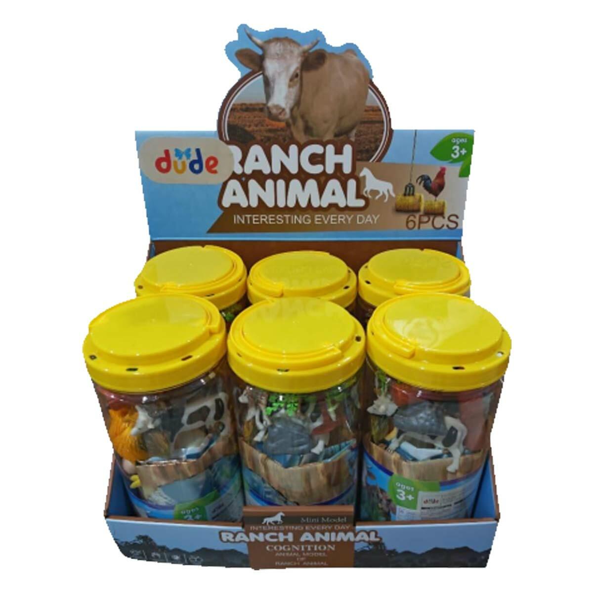 Büyük Kutuda Çiftlik Hayvan Seti | 9 Figür Ve Özel Oyun Matı | Feyza Oyuncak Köy Hayatı Serisi