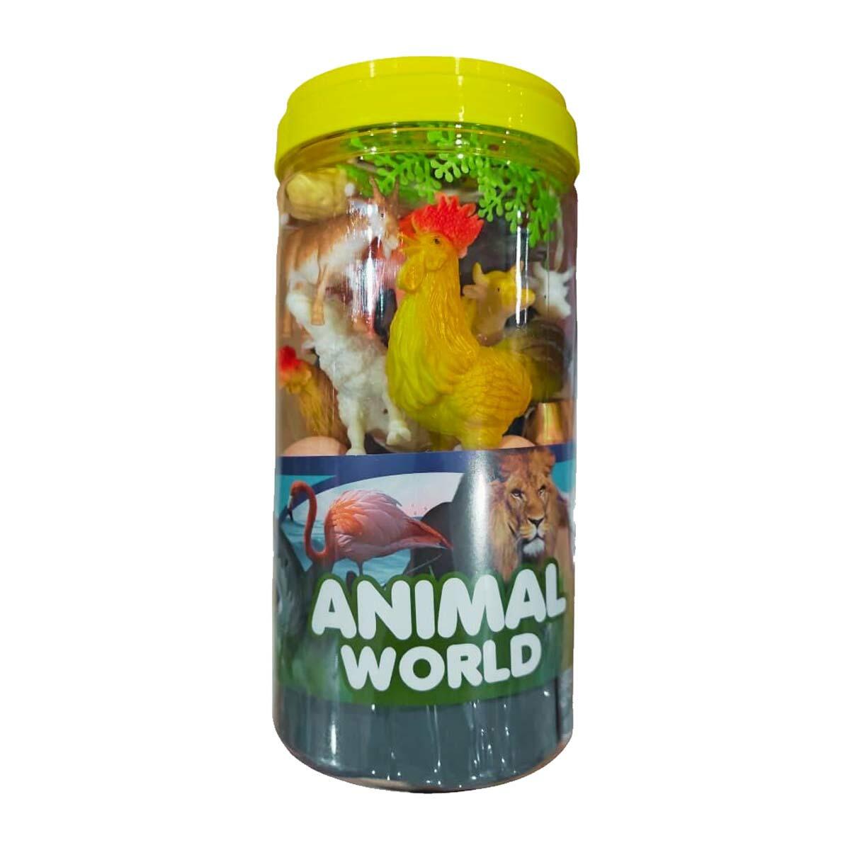 Büyük Kutuda Çiftlik Hayvan Seti | 9 Figür Ve Özel Oyun Matı | Feyza Oyuncak Köy Hayatı Serisi