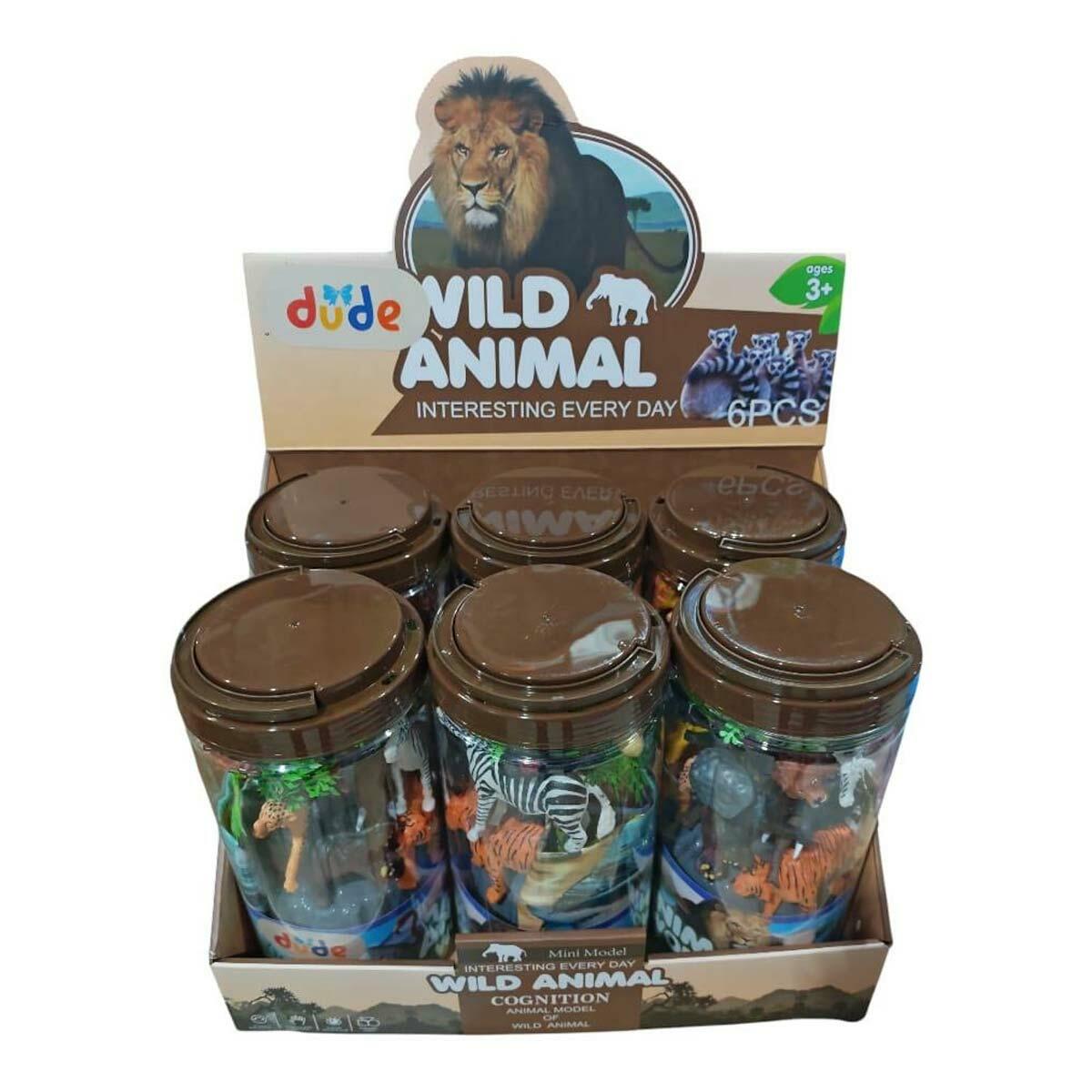 Büyük Kutuda Vahşi Hayvanlar Seti | 9 Parça Safari Figür Seti | Feyza Oyuncak Yaban Hayatı Serisi
