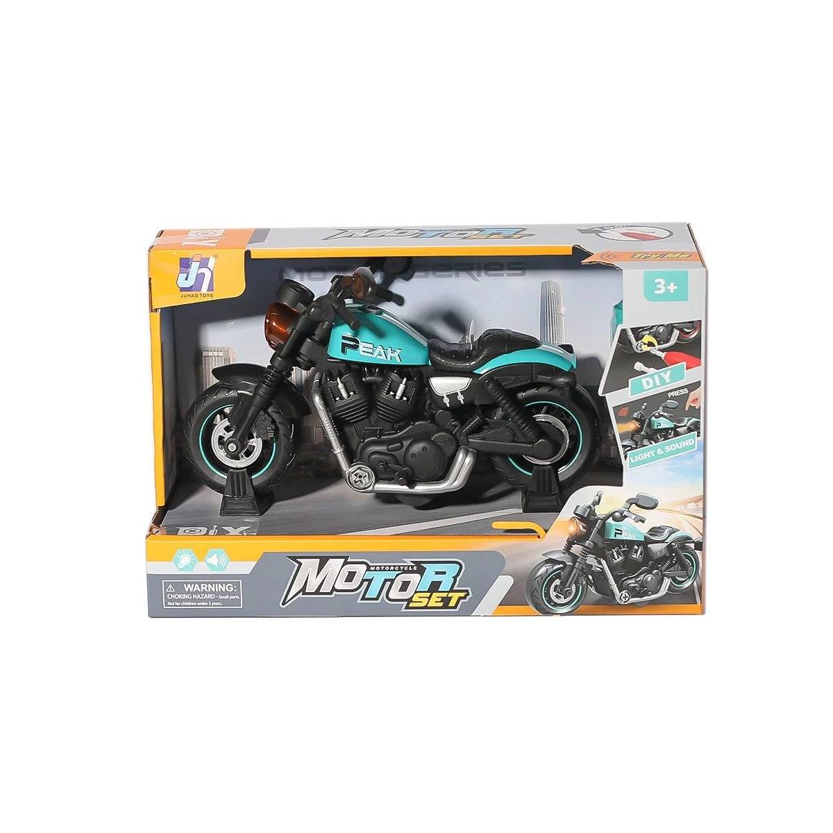 Canem Oyuncak Müzikli Işıklı Sürtmeli Sokak Motorsikleti