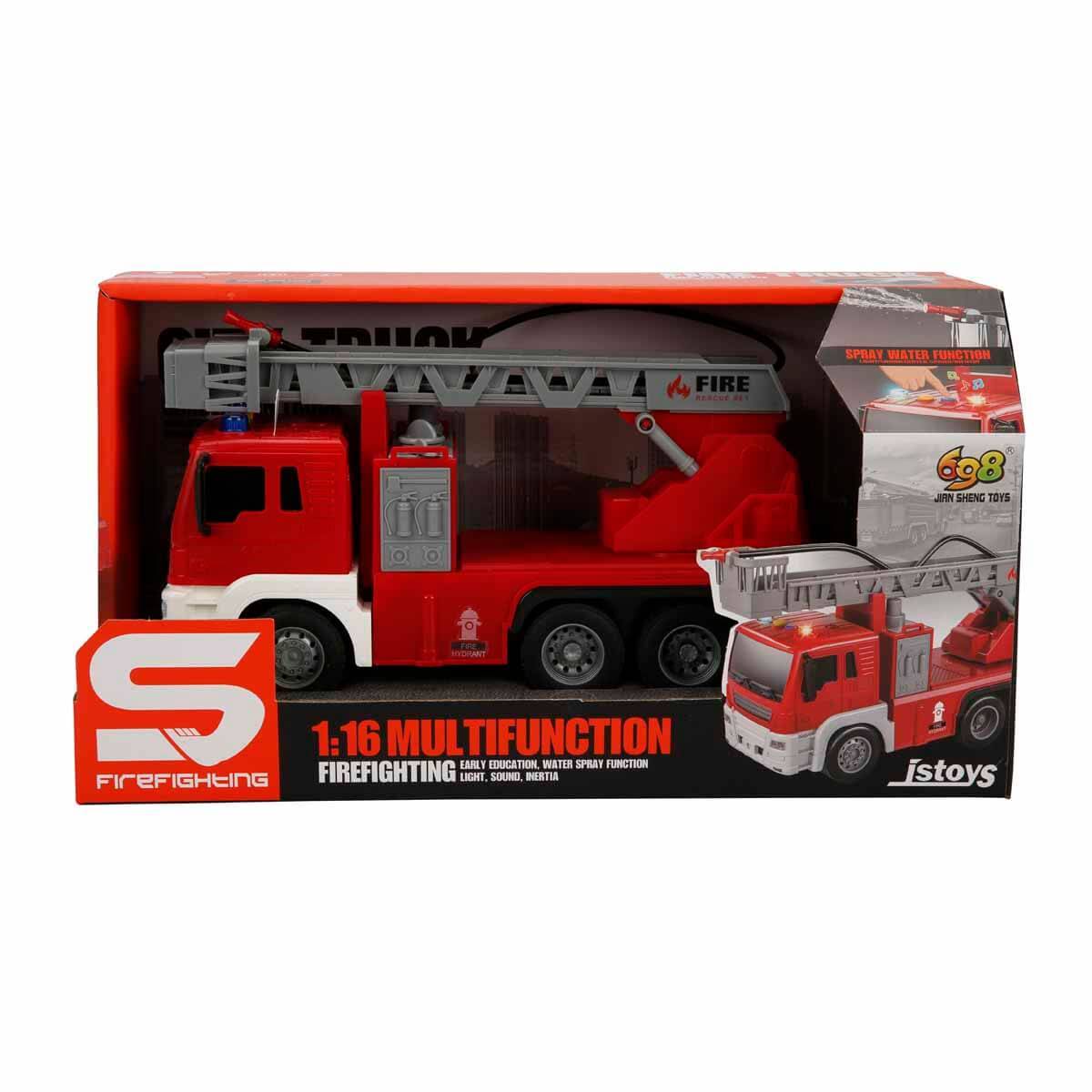 1:16 Su Atan Yangın Söndürme Araçları Sesli ve Işıklı