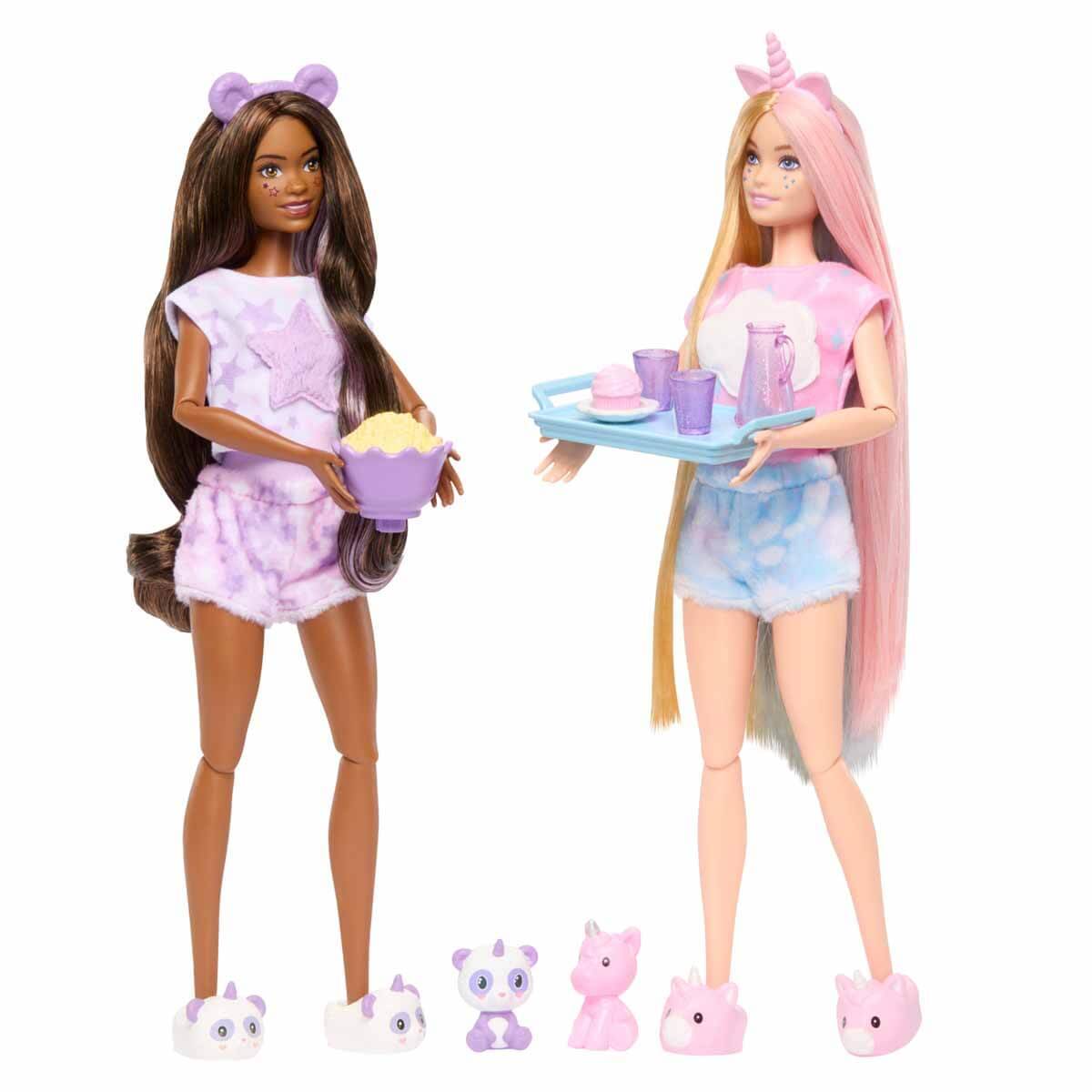 Barbie Cutie Reveal Pijama Partisi Oyun Seti