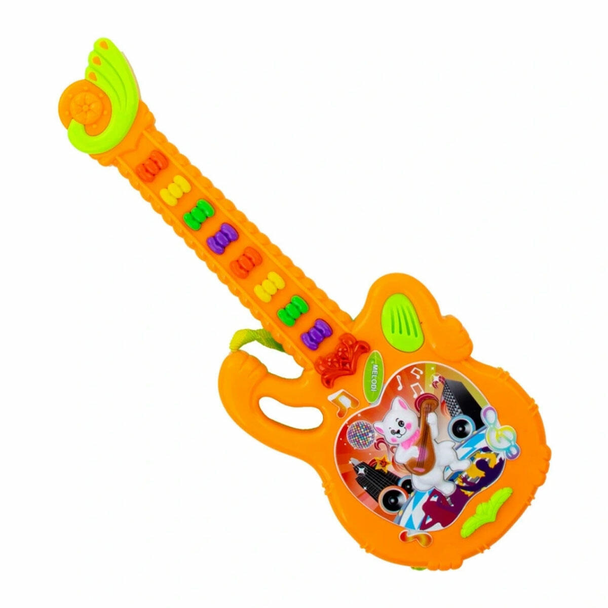 Canali Oyuncak Efsane Gitar 40 cm | Türkçe Şarkılı ve Sesli Eğitici Çocuk Gitarı | Yerli Üretim İlk Müzik Aletim