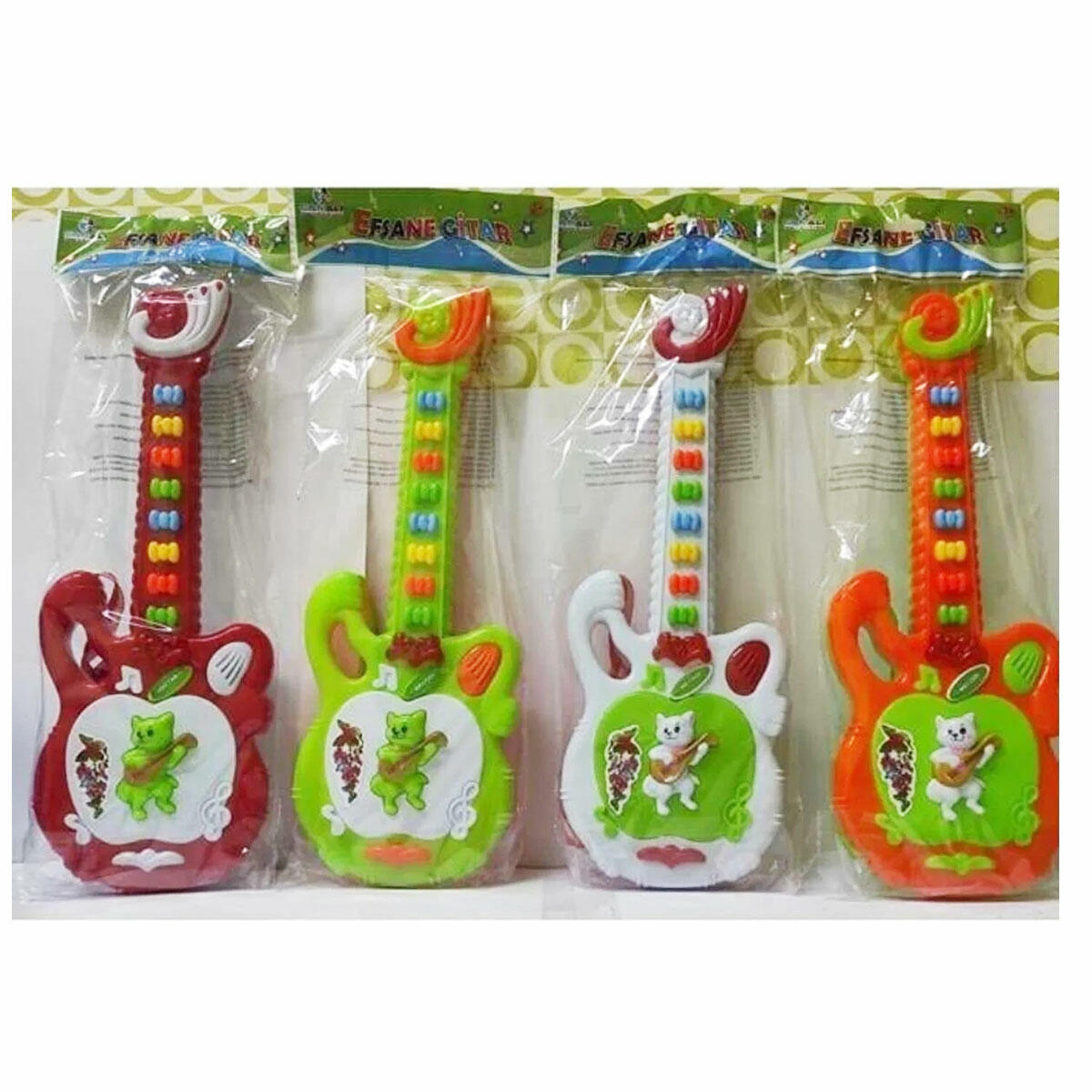 Canali Oyuncak Efsane Gitar 40 cm | Türkçe Şarkılı ve Sesli Eğitici Çocuk Gitarı | Yerli Üretim İlk Müzik Aletim