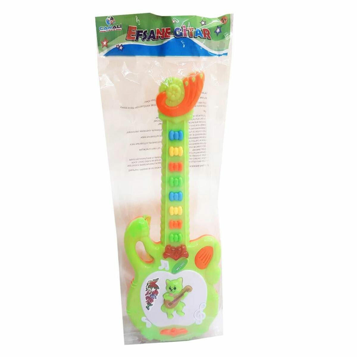 Canali Oyuncak Efsane Gitar 40 cm | Türkçe Şarkılı ve Sesli Eğitici Çocuk Gitarı | Yerli Üretim İlk Müzik Aletim