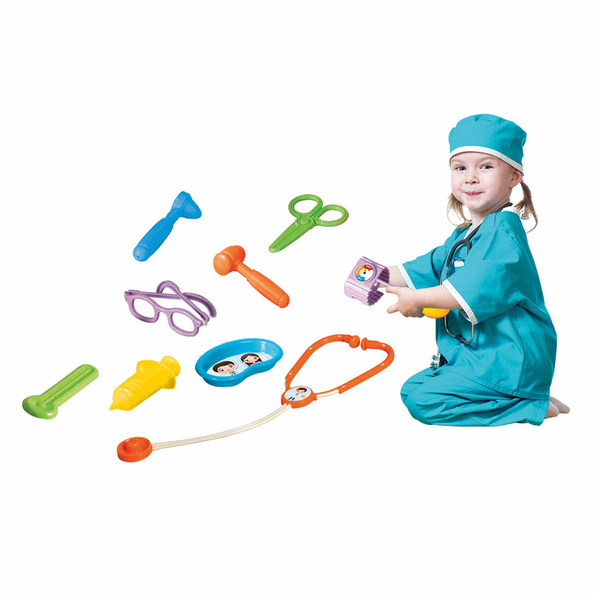 Candy Ve Ken Doktor Çantası 10 Parça | Eğitici Rol Yapma Oyuncak Seti | Çocuklar İçin Sağlık Ve Muayene Çantası