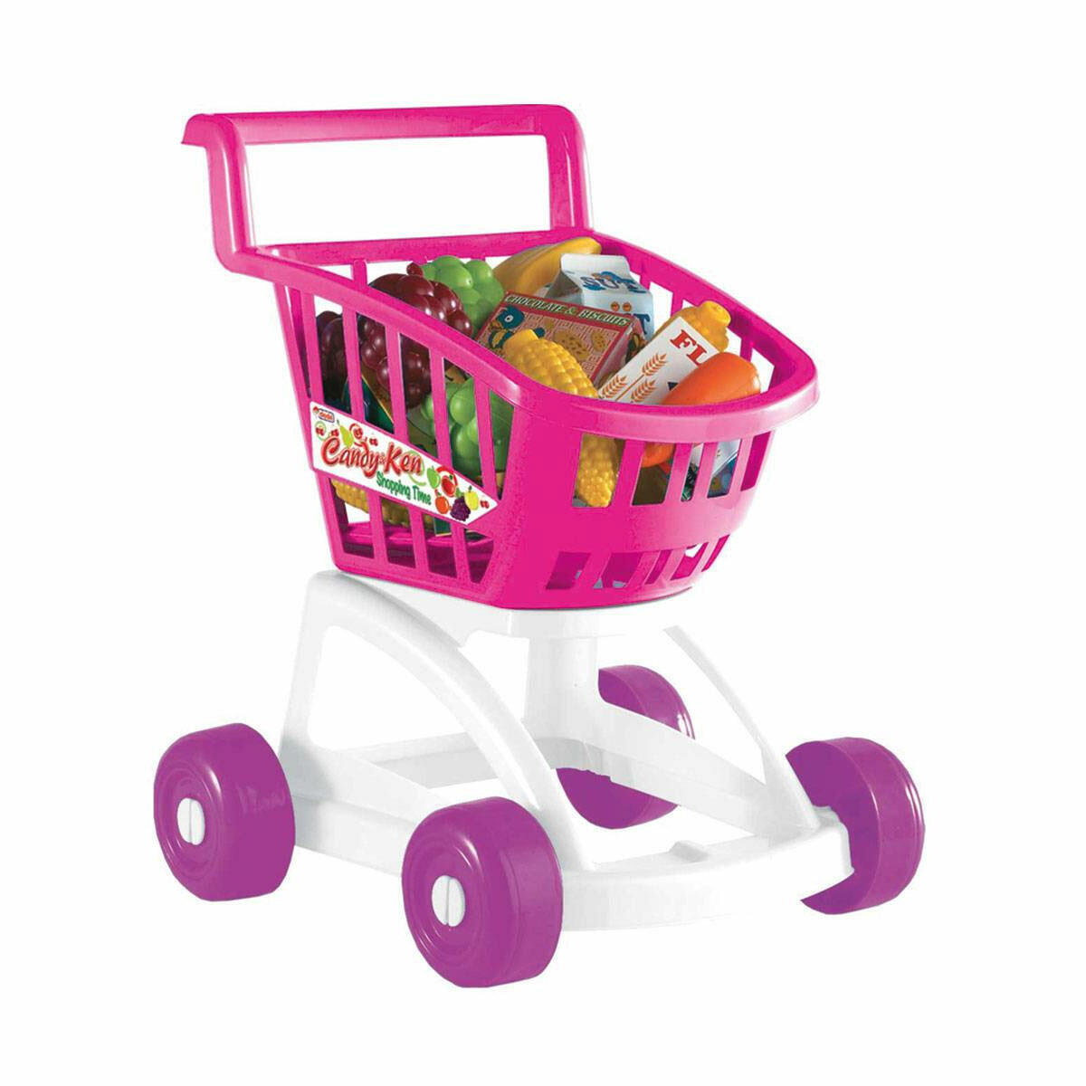 Candy ve Ken Dolu Market Alışveriş Arabası | Rol Yapma Oyunuyla El-Göz Koordinasyonu Geliştirme