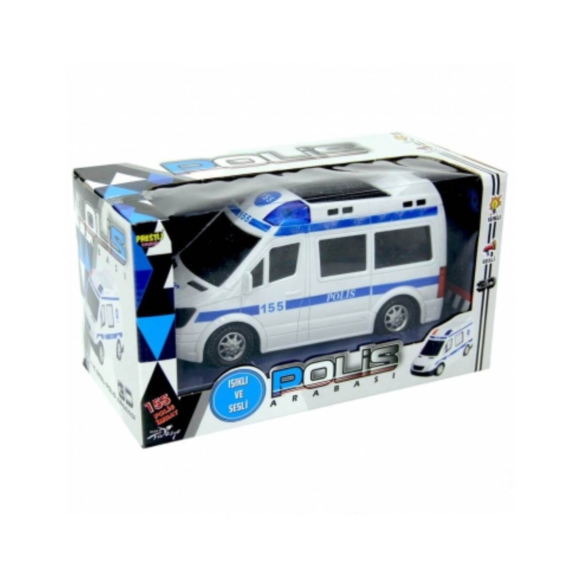 Çarp Dön Pilli Işıklı Polis Arabası