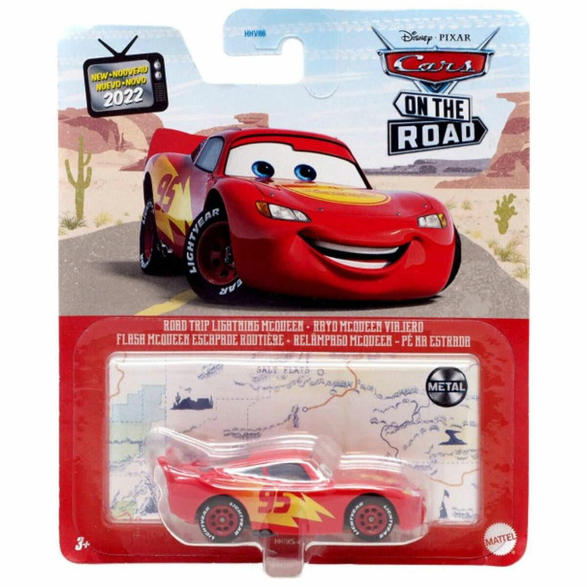Cars Tekli Karakter Araçlar (1:55 Ölçek) | Metal Die-Cast Şimşek McQueen, Cruz Ramirez ve Koleksiyon Serisi