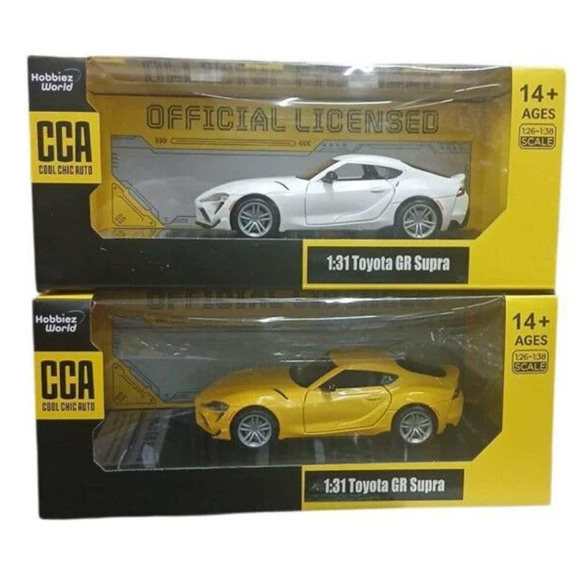 CCA 1:31 Toyota GR Supra Model Araba | Detaylı Koleksiyonluk Metal Araç | Gerçekçi Tasarım Ve İşçilik