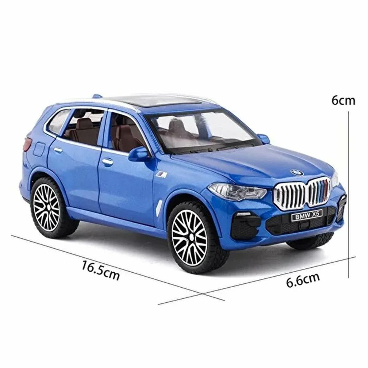 Cca 1:32 BMW X5 M Mavi Model Araba | Koleksiyonluk Detaylı Die-Cast | Vitrin Tipi Sergileme Modeli