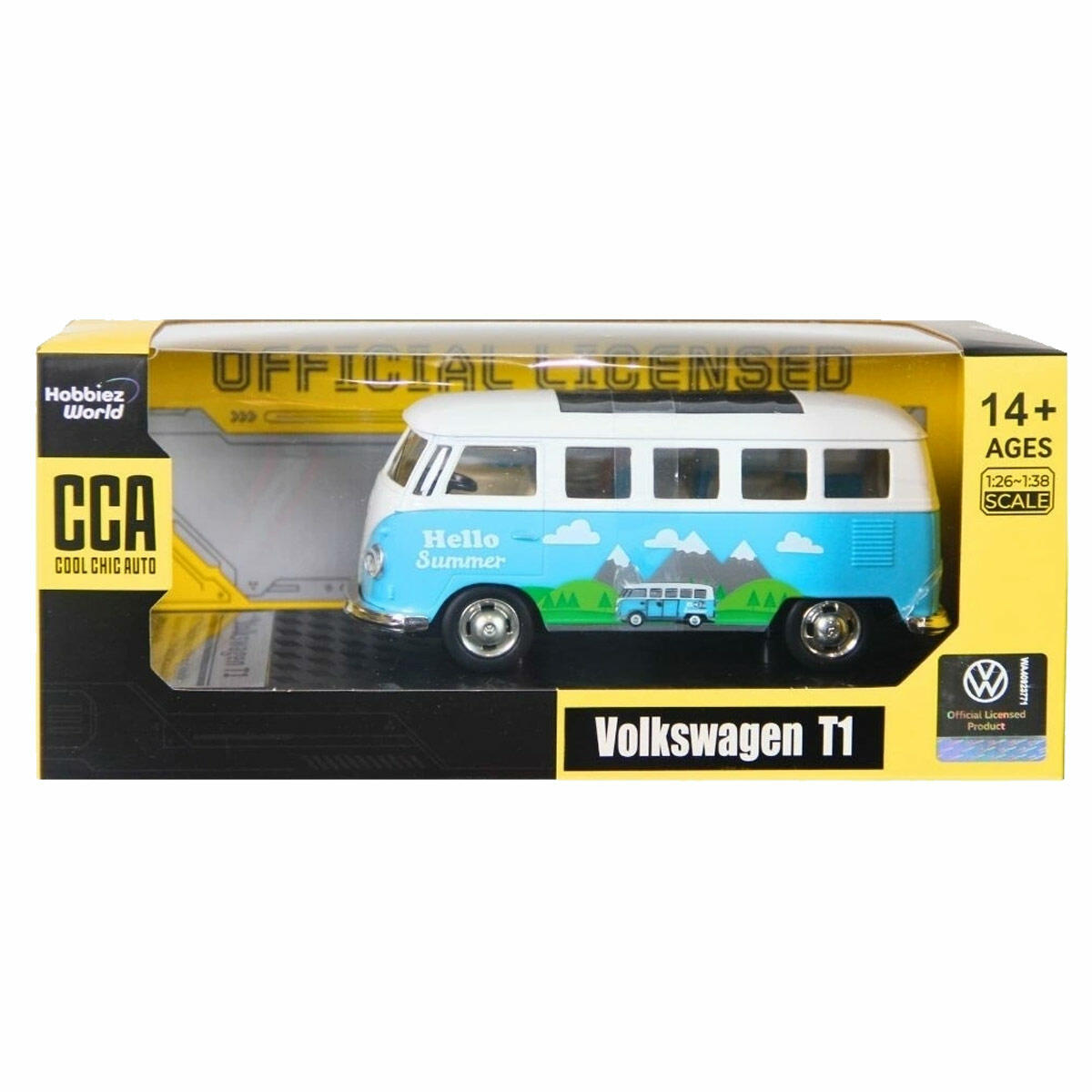 Cca 1:32 Volkswagen T1 Model Araba | Nostaljik Klasik Araç | Koleksiyonluk Detaylı Die-Cast Tasarım