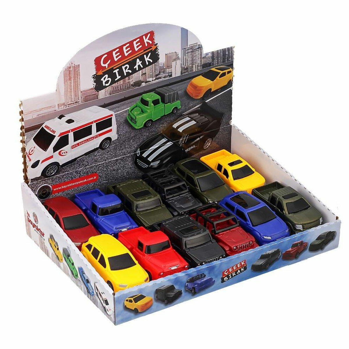 Çek Bırak Arazi Arabaları 10 cm | Sürtmeli Off-Road Macera Araçları | Çocuklar İçin Dayanıklı ve Hızlı Oyuncak Araba Serisi