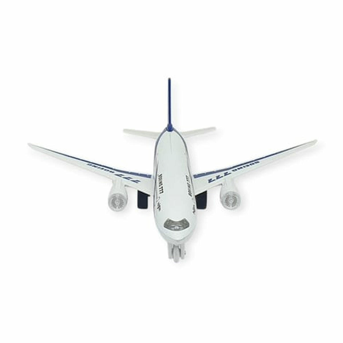 Çek Bırak Sesli Işıklı Metal Uçak (18x5x18 cm) | Dayanıklı Metal ve Plastik Gövdeli Oyuncak