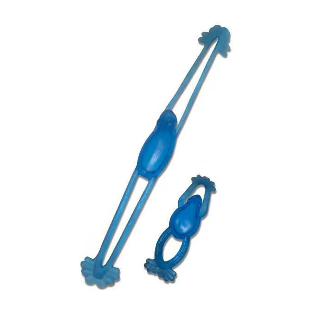 Çek Fırlat Esnek Uçan Kurbağa | 4'lü Set Yapışkan Sapan Kurbağalar | Esnek Ve Uçan Eğlence Seti