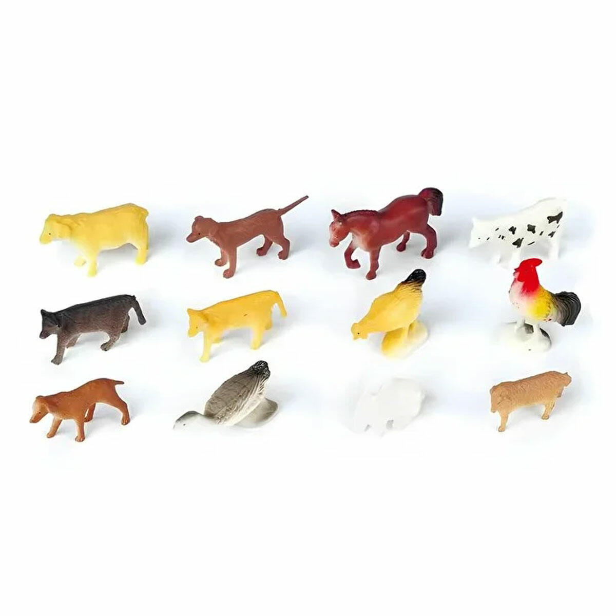 Çiftlik Hayvan Seti 6 Parça (Ortalama 5 cm) | Yumuşak Gövdeli, Kanserojen Madde İçermez (3+ Yaş)