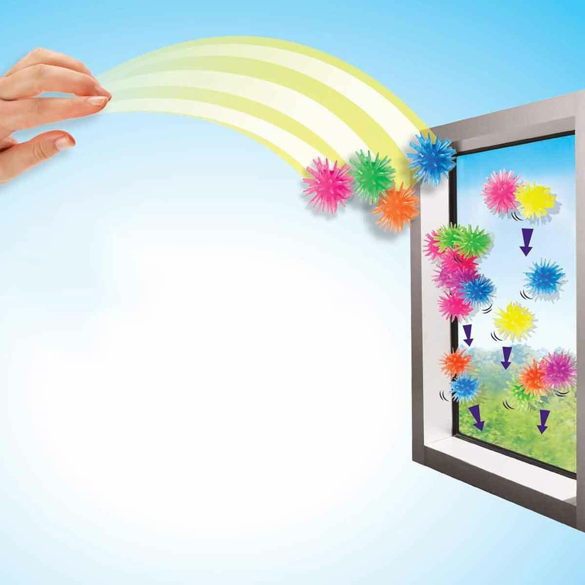 Jaru Clingy Crawlers Yapışkan Sürüngenler – 16’lı Renkli Esnek Oyuncak Seti