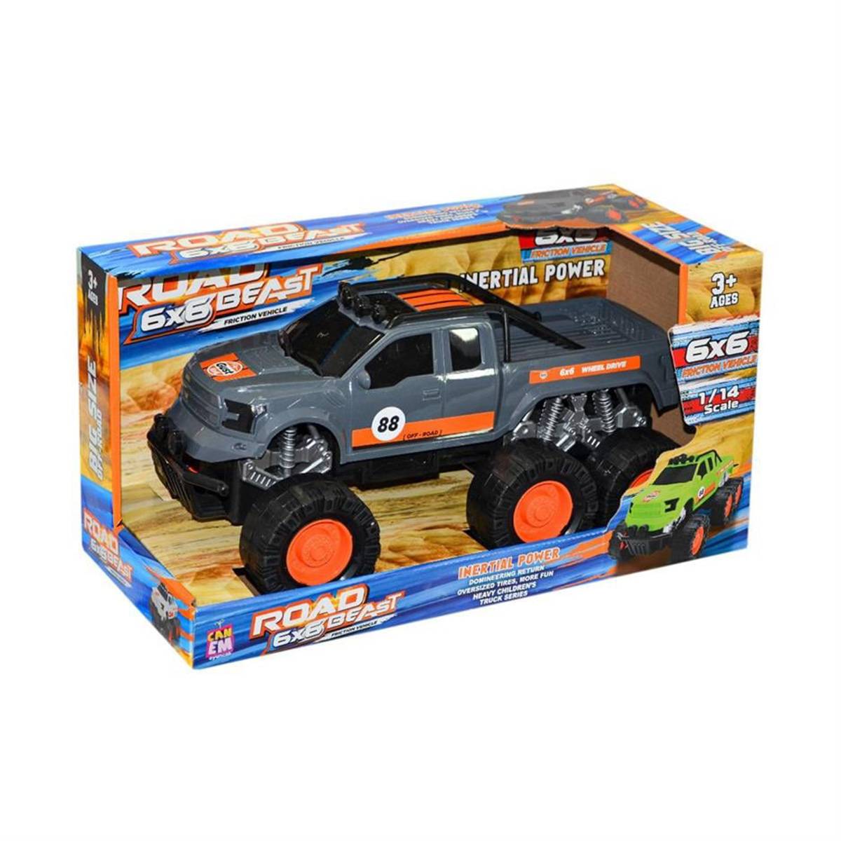 Off Road Ranger Sürtmeli 6x6 Pikap