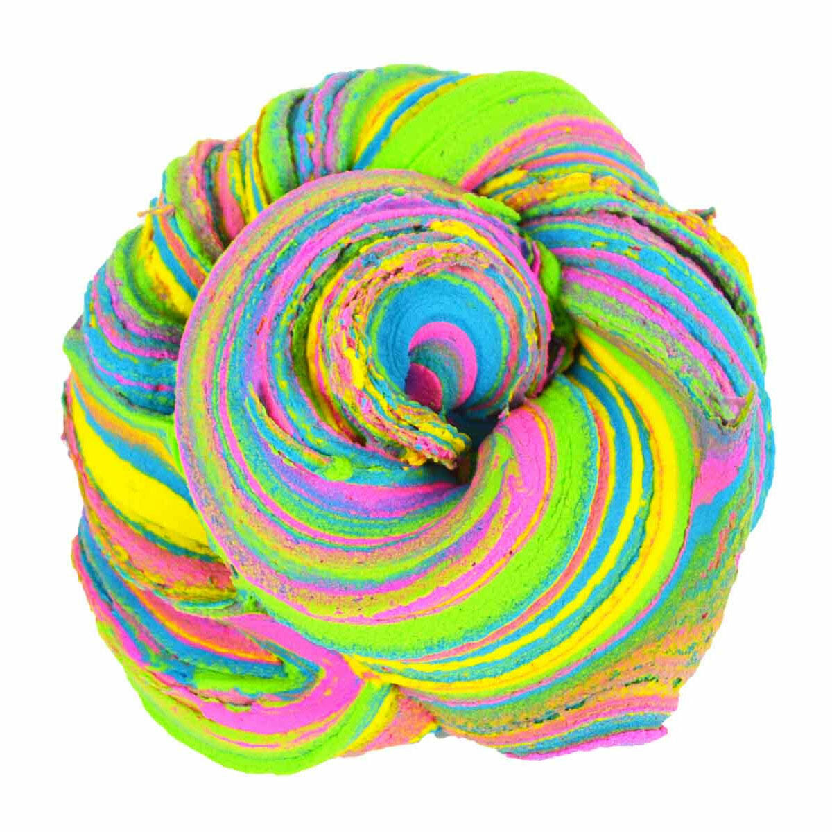 Compound Kings Butter Cloudz Rainbow Slime | Gökkuşağı Renkli Pamuk Şeker Kokulu Slime | Yumuşak ve Esnek Duyusal Oyun Seti