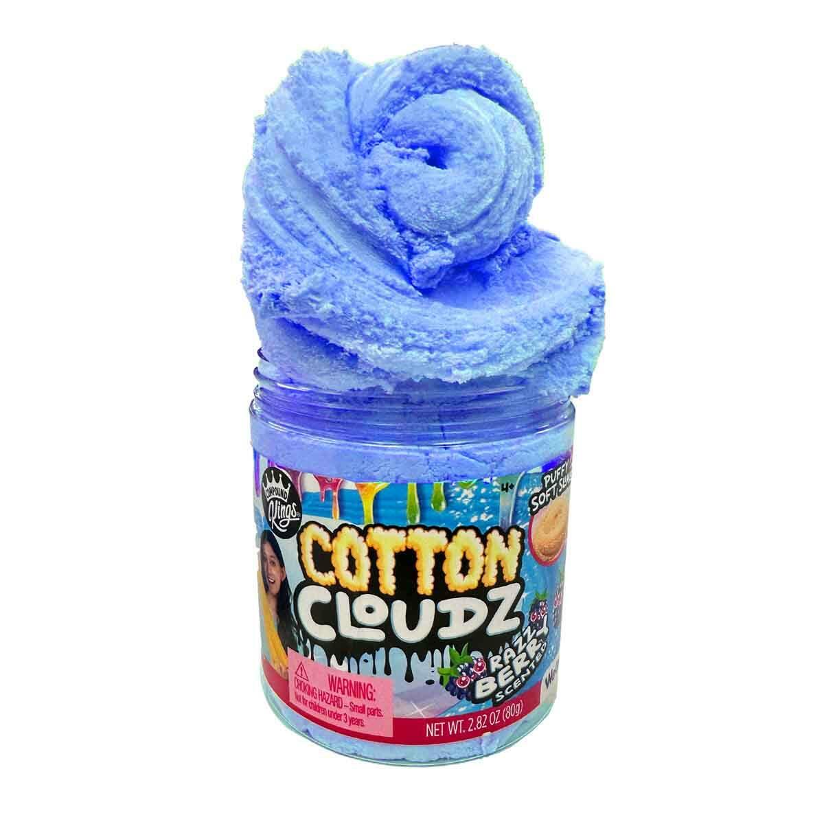 Compound Kings Cotton Cloudz Mavi Slime 150 gr | Yumuşak Bulut Dokulu Mavi Slime | Premium Stres Savar Slime