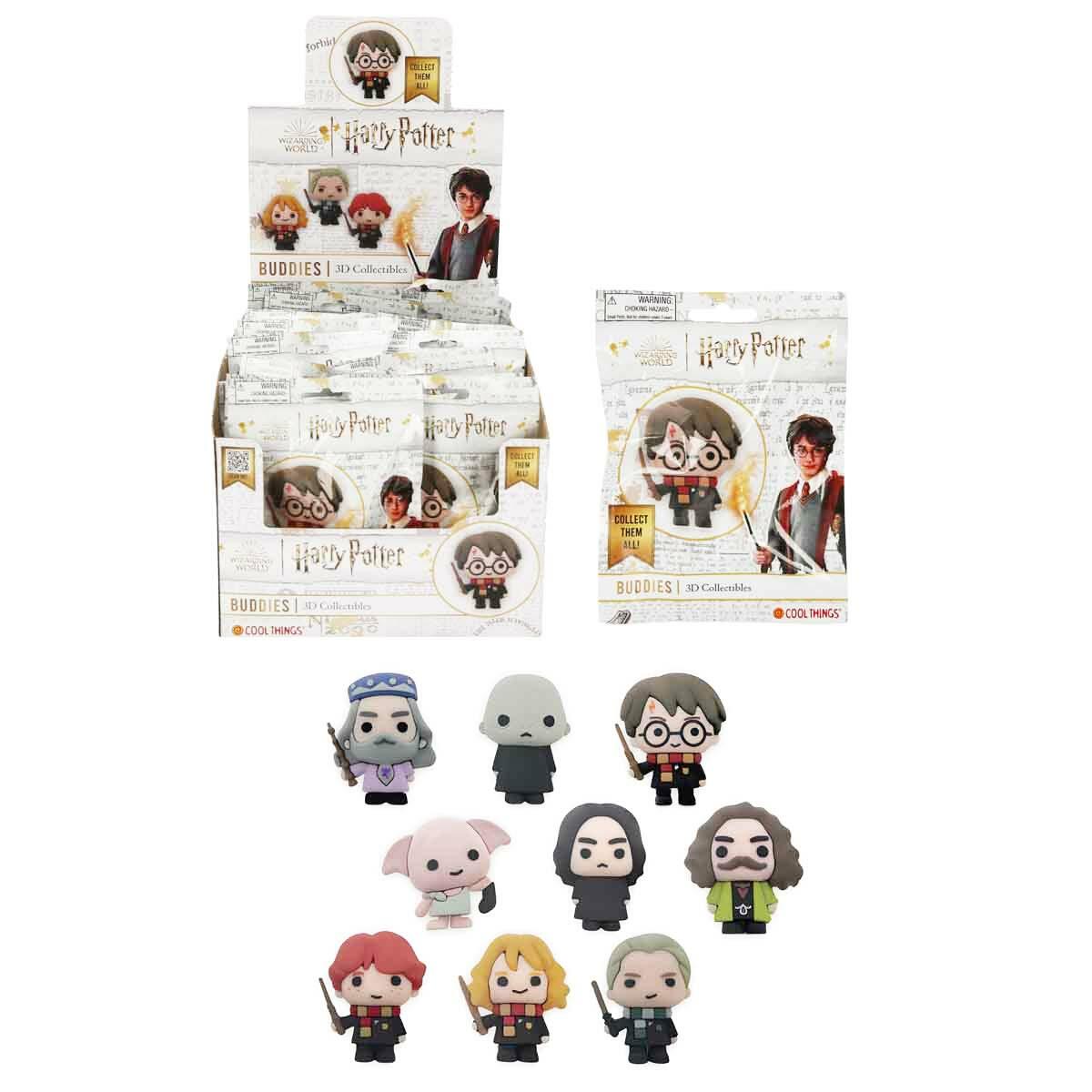 Cool Things Harry Potter Wizard Buddies 3D Sürpriz Figür Paketi | 9 Farklı Karakter Seçeneği | Koleksiyonluk Büyücü Figürü