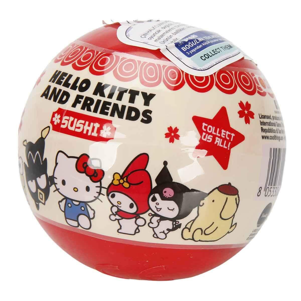 Cool Things Hello Kitty And Friends Sushi 3D Sürpriz Figür Paketi | Sushi Temalı Sanrio Figürü | Koleksiyonluk Sürpriz Paket