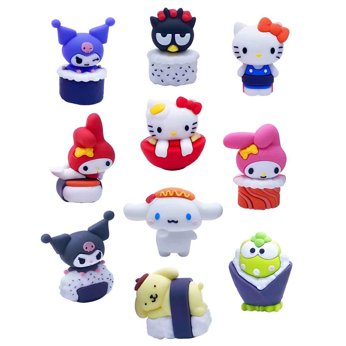 Cool Things Hello Kitty And Friends Sushi 3D Sürpriz Figür Paketi | Sushi Temalı Sanrio Figürü | Koleksiyonluk Sürpriz Paket