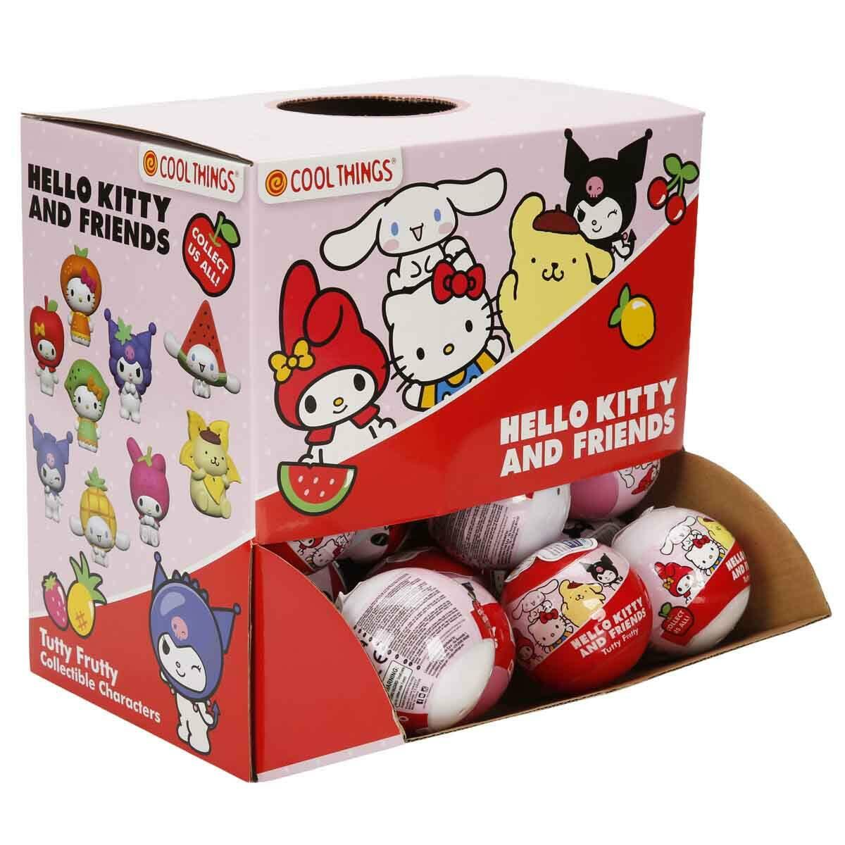 Cool Things Hello Kitty And Friends Tutty Frutty 3D Sürpriz Figür Paketi | Meyve Kostümlü Sanrio Figürü | Koleksiyonluk Sürpriz Paket