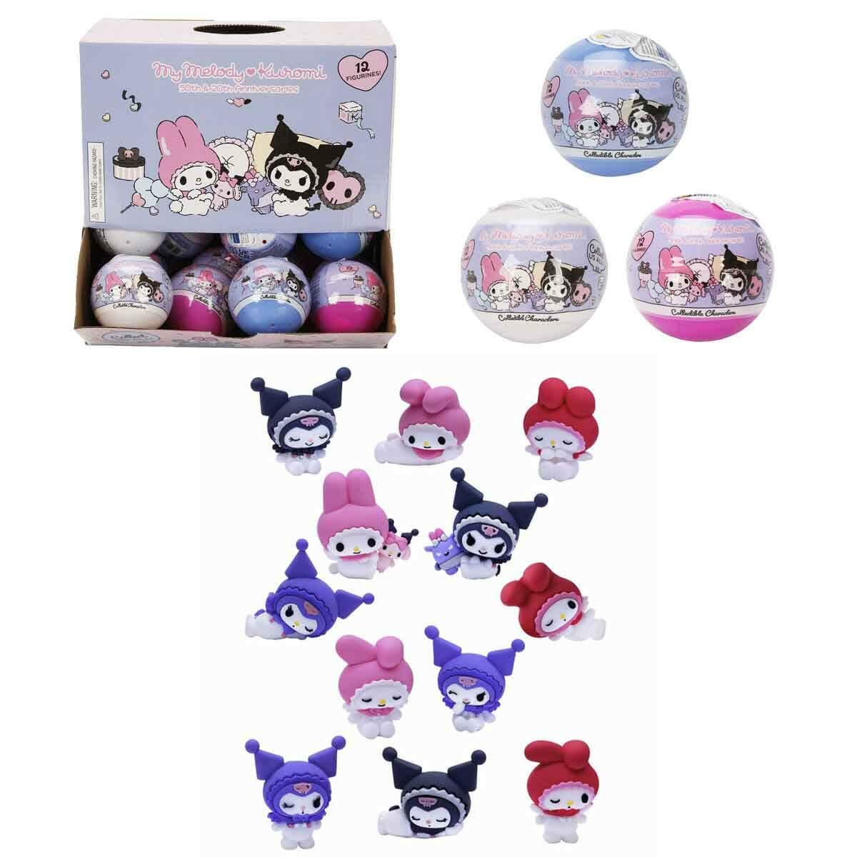 Cool Things My Melody ve Kuromi 3D Sürpriz Figür Paketi | 12 Farklı Karakter Seçeneği | Koleksiyonluk Sanrio Figürü