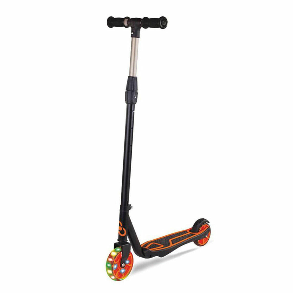 Cool Wheels Işıklı Scooter Turuncu | 5+ Yaş 2 Tekerlekli Scooter | Ayarlanabilir Boylu ve Silikon Tekerlekli
