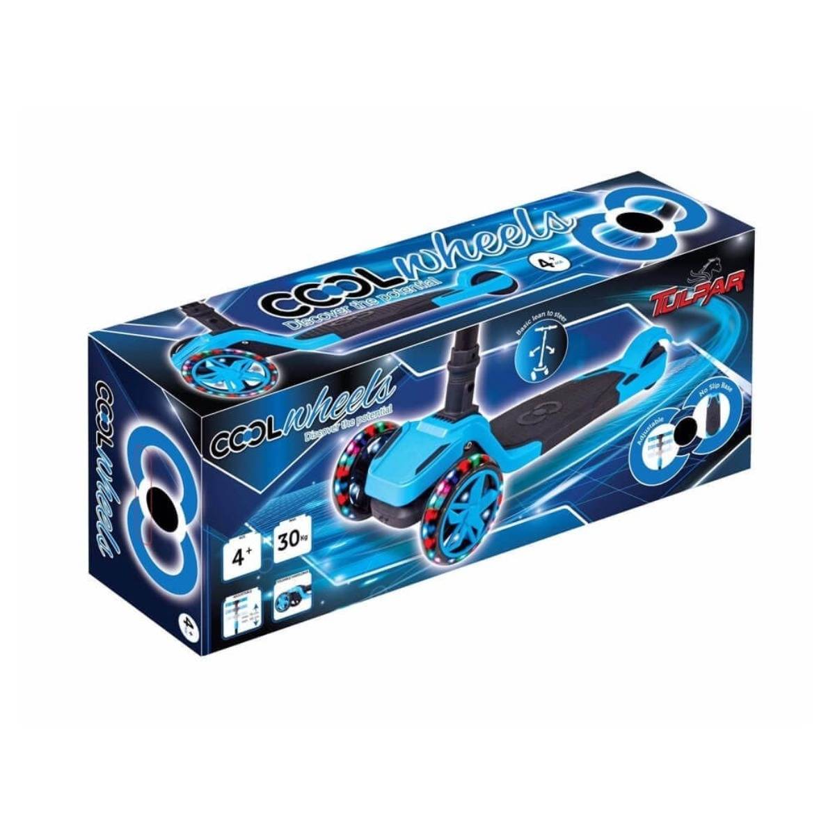 Cool Wheels Tulpar Işıklı Katlanır Scooter Mavi (4+ Yaş)