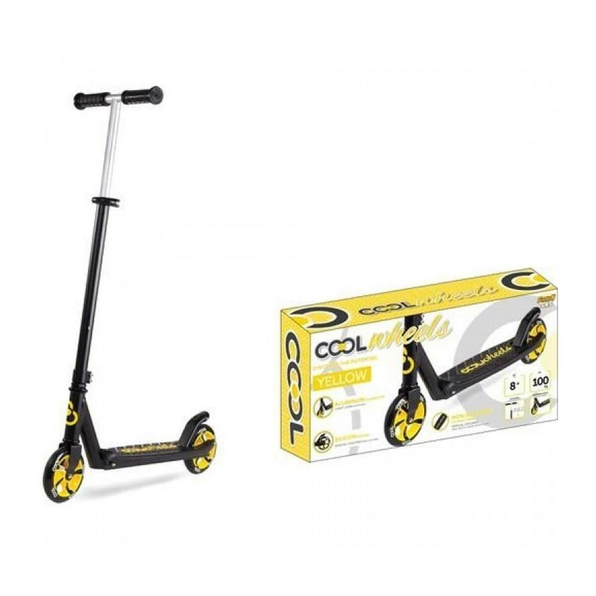 Cool Wheels Katlanabilir 2 Tekerlekli Scooter Sarı | 100 Kg Kapasiteli Alüminyum Scooter | 8+ Yaş Yetişkin Ve Çocuk Scooter