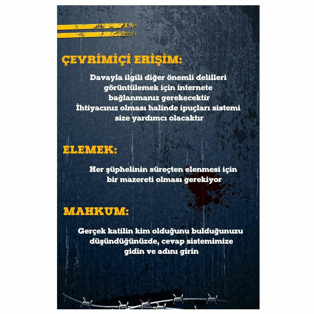 Çözülmemiş Davalar: Akıl Hastanesi Dedektif Oyunu | Gerçekçi Dava Dosyası ve İpucu Seti | Yetişkinler ve Gençler İçin Strateji ve Mantık Oyunu