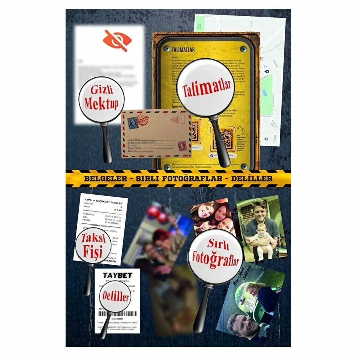 Çözülmemiş Davalar: Kanlı Para Dedektif Oyunu | Gerçekçi Suç Dosyası ve İpucu Seti | Yetişkinler ve Gençler İçin Strateji ve Mantık Oyunu