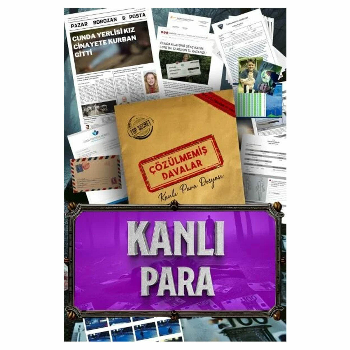 Çözülmemiş Davalar: Kanlı Para Dedektif Oyunu | Gerçekçi Suç Dosyası ve İpucu Seti | Yetişkinler ve Gençler İçin Strateji ve Mantık Oyunu