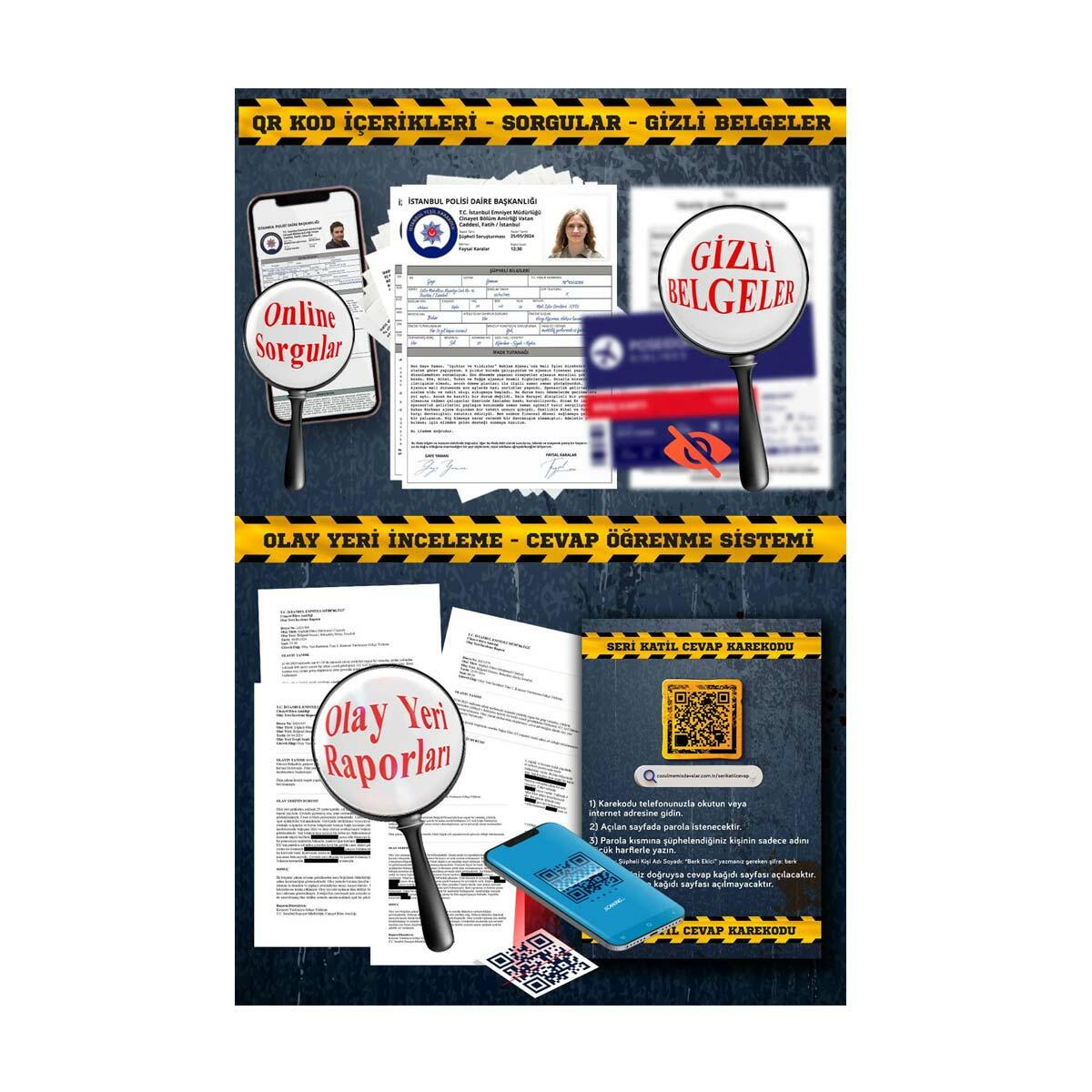 Çözülmemiş Davalar: Seri Katil Dedektiflik Oyunu | Gerçekçi Kriminal Dosya Simülasyonu | Yetişkinler İçin Strateji ve Gizem Oyunu