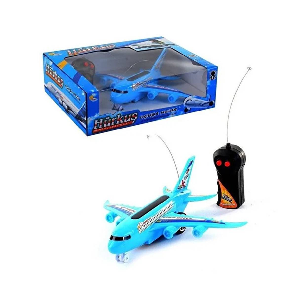 2 Fonksiyonlu Uzaktan Kumandalı Yolcu Uçağı